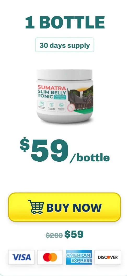 sumatra slim belly tonic one bottle 30 day supply